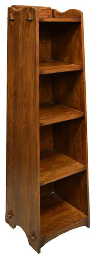 Crafters and Weavers Arts & Crafts Pyramidal Bookcase