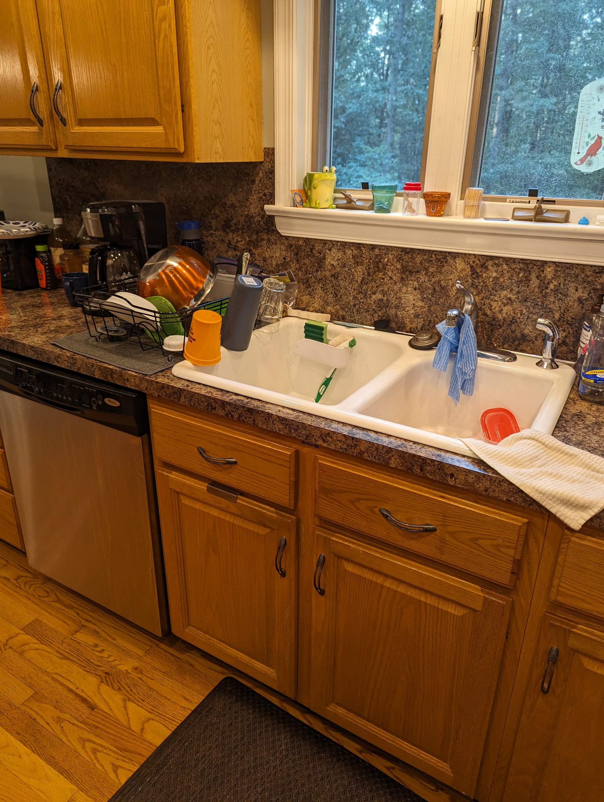 Warm White & Wood Kitchen Remodel Harrisburg, PA