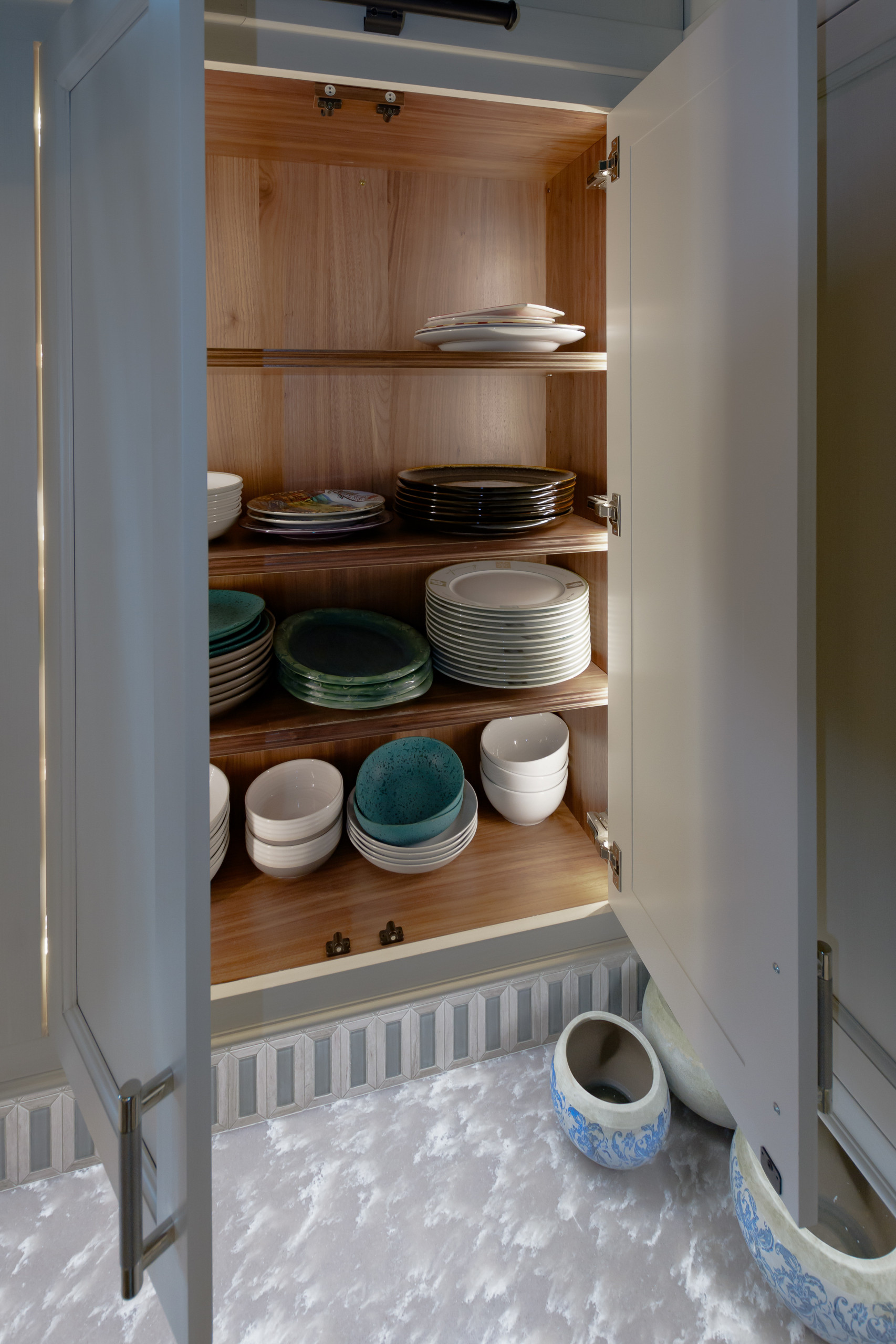 Eclectic Luxury Kitchen & Butler's Pantry