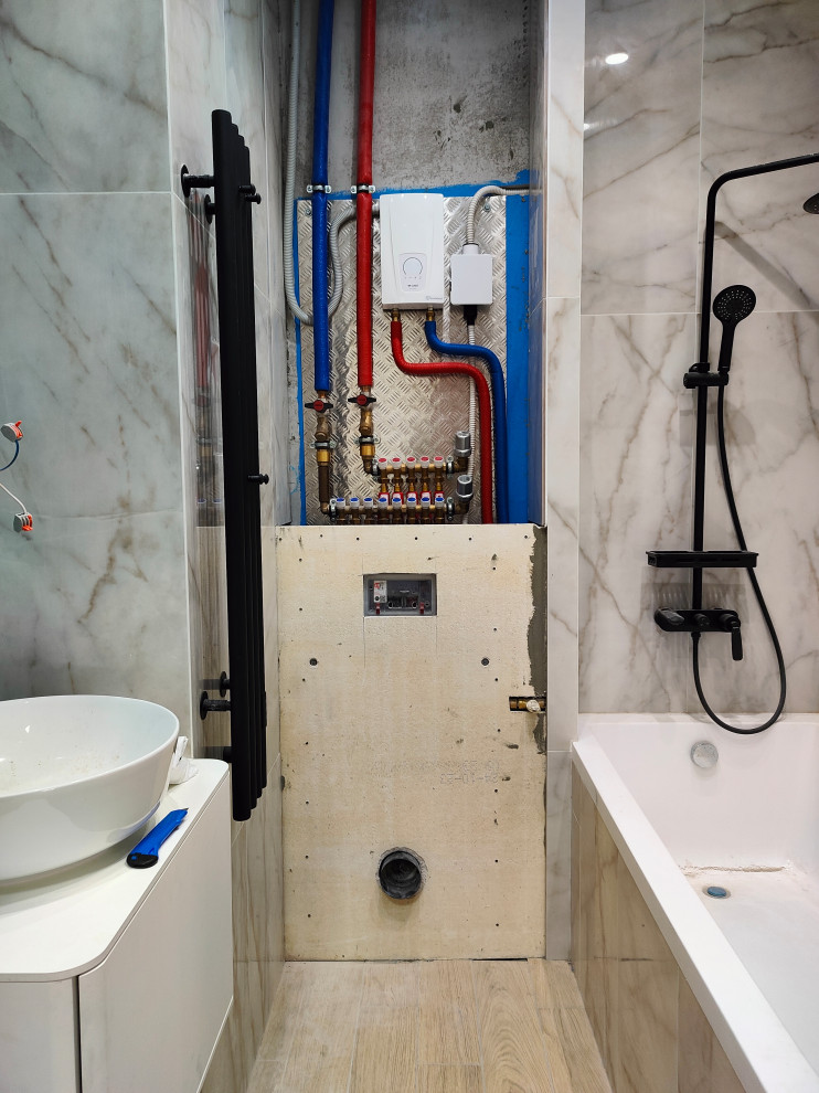 Квартира. Москва. Ореховый бульвар. Эскизы + рабочие фото с реализации проекта