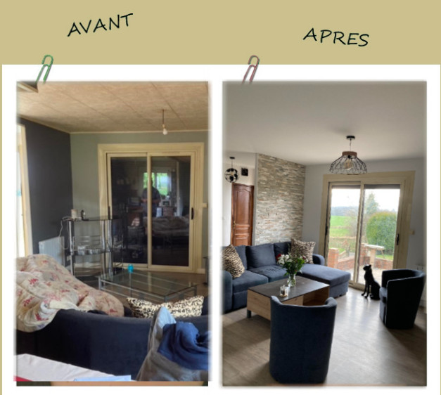 Rénovation salle de séjour et cuisine
