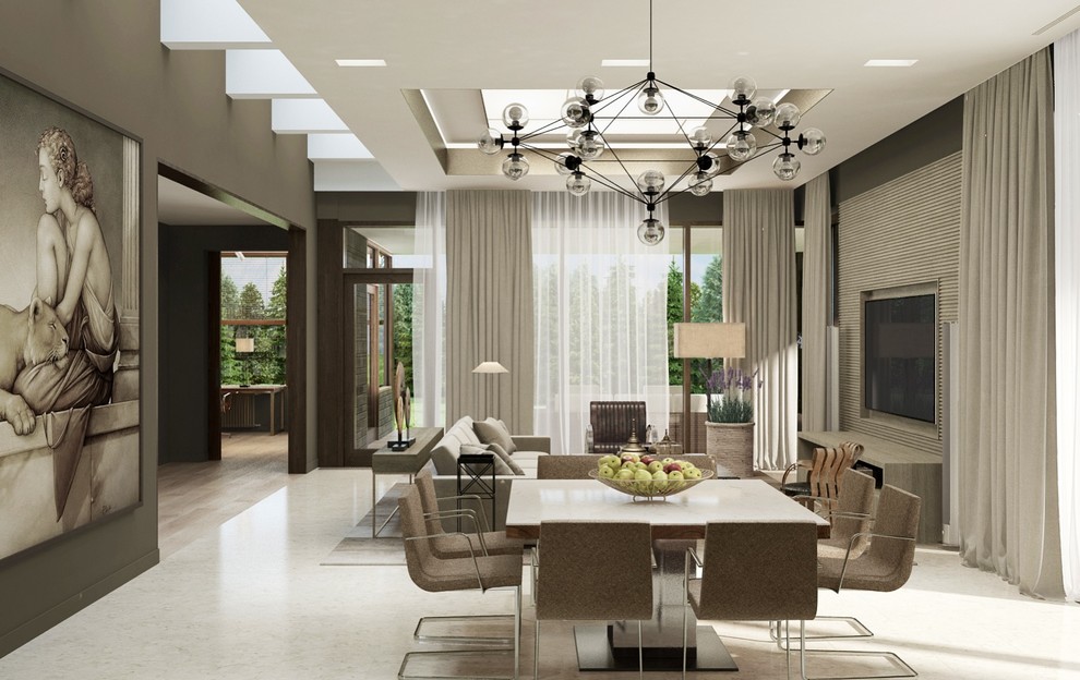 Проект интерьеров загородного дома