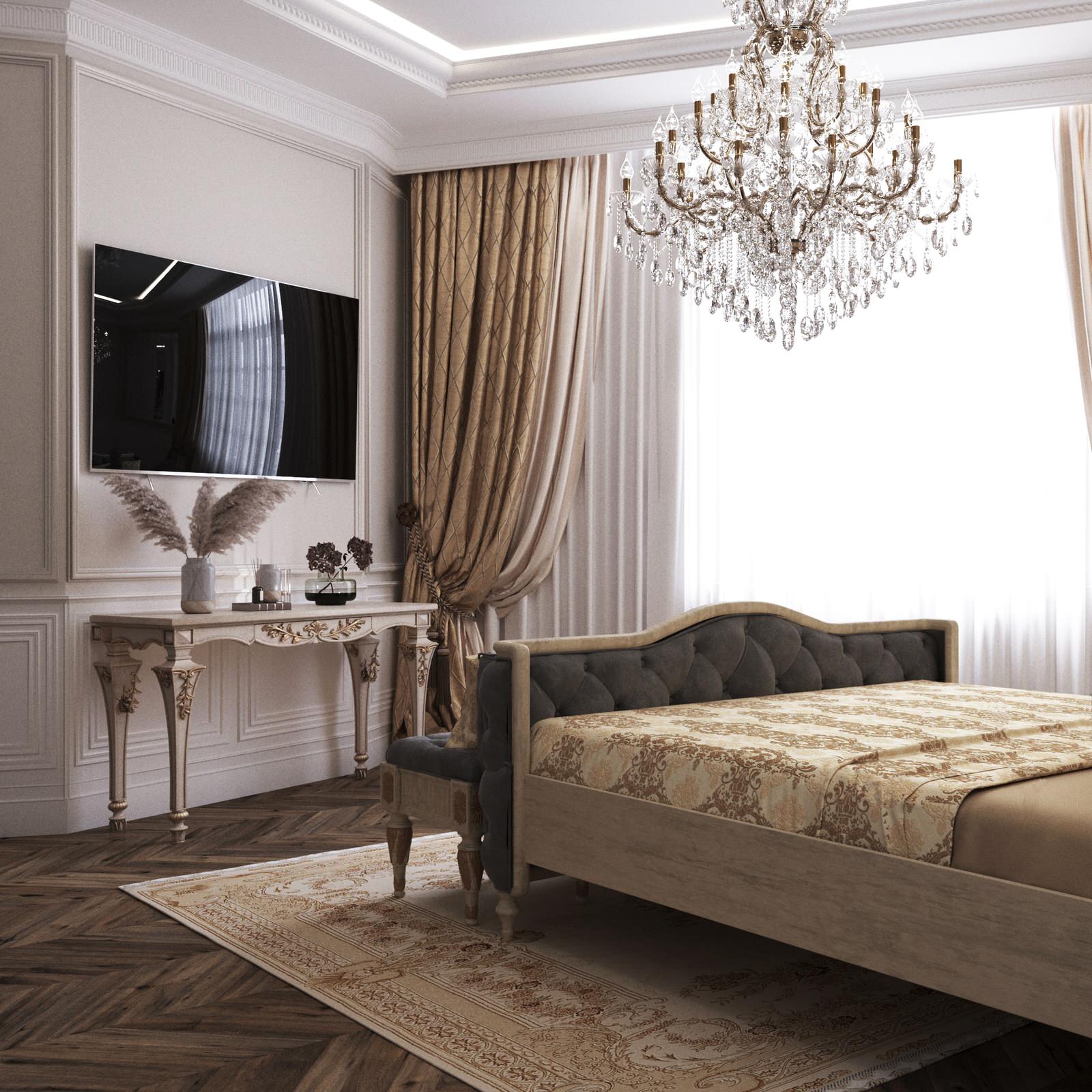 Спальня в классике