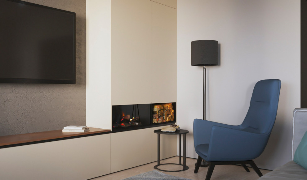 Кухня-гостиная в современном стиле