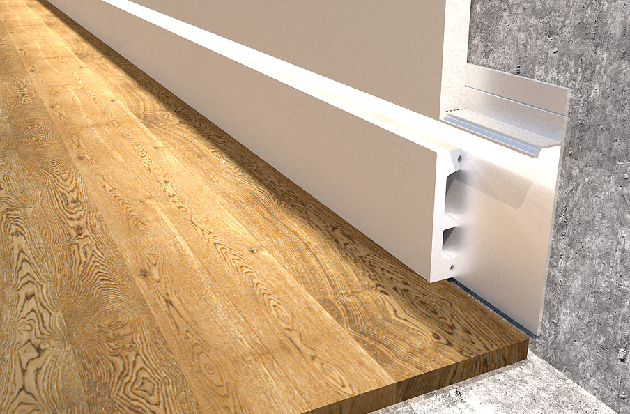 Скрытый плинтус FRAMEDOORS