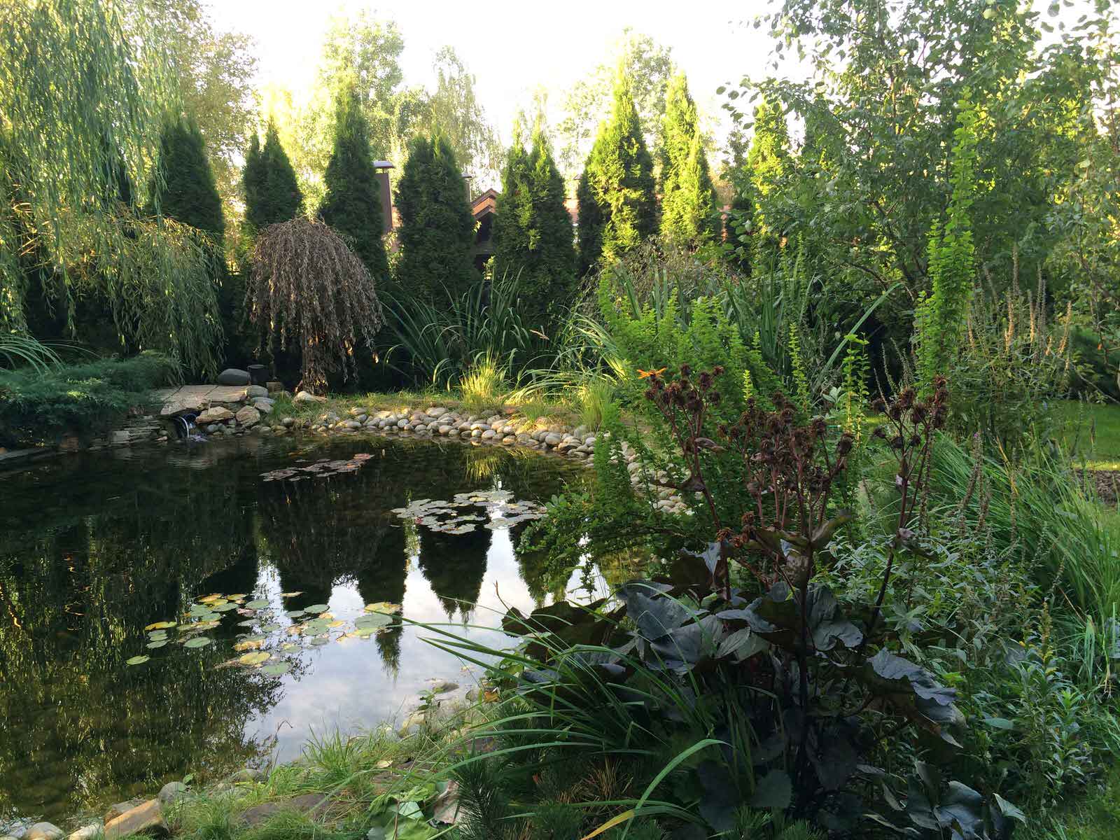 Резиденция "Зимний сад". Благоустройство территории