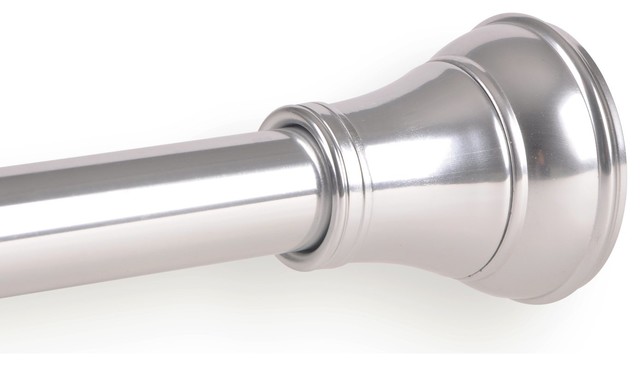 Utopia Alley 72 Aluminum Decorative Finial Tension Rod Chrome