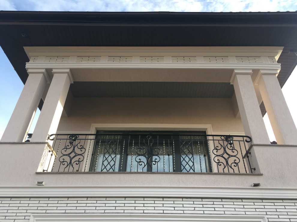 Дизайн и реконструкция фасада загородного дома