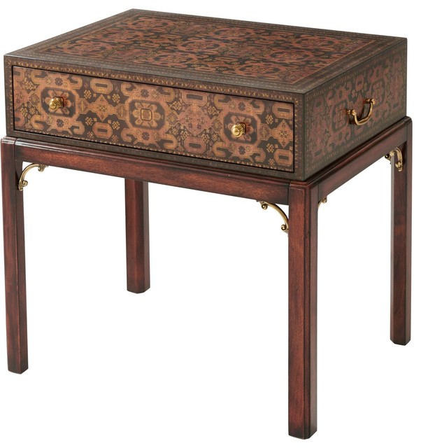 Theodore Alexander Hammadan Side Table Traditional Side Tables And