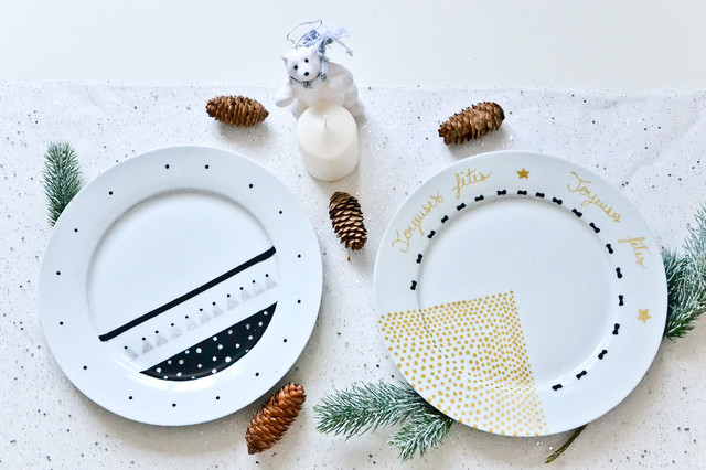 Assiettes et Vaisselle de Noël designs