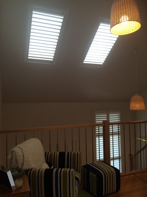 Skylight Blinds contemporary-corridor