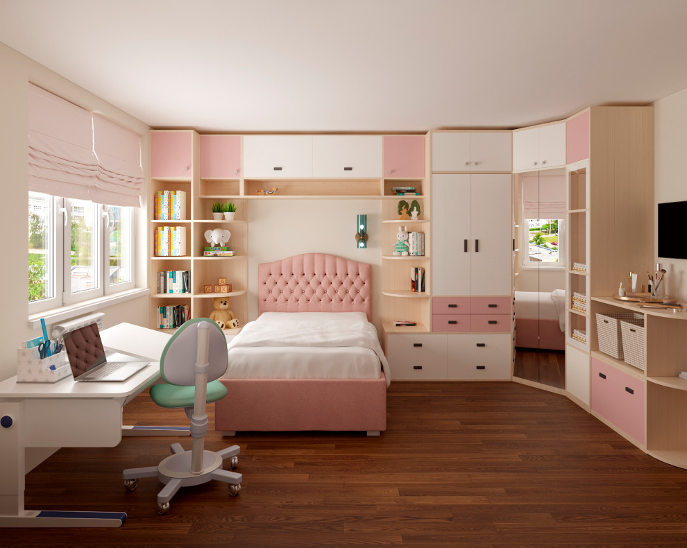 Дизайн проект детских комнат с проектированием мебели