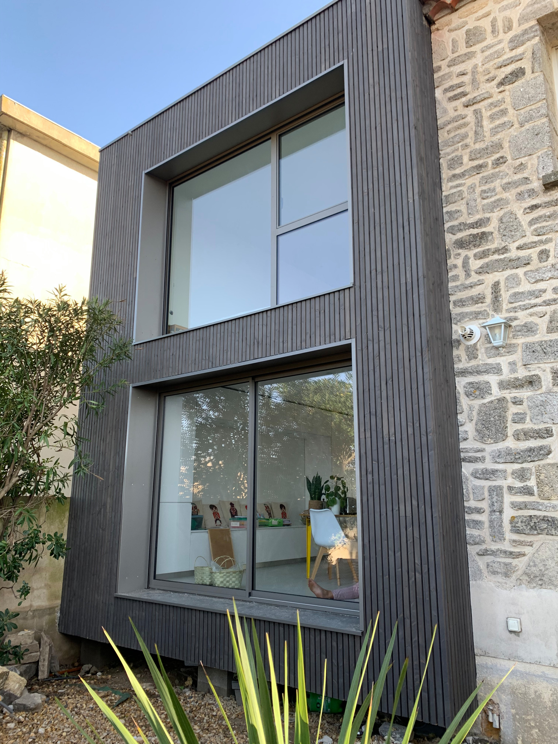 Extension en bord de plage
