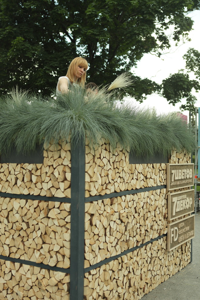 Балкон в экостиле