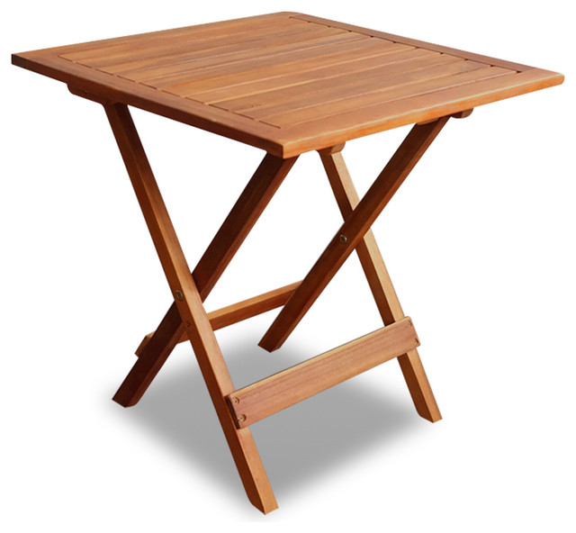 vidaXL Solid Wood Outdoor Coffee Side Table Folding Square ... vidaXL Solid Wood Outdoor Coffee Side Table Folding Square ... on Safavieh Arvin Outdoor Modern Foldable 5 Piece Living Set id=56364