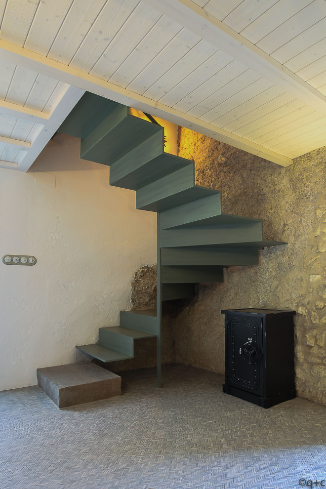 Inspiration for a midcentury staircase in Other.