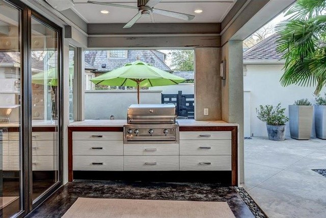 Morningside contemporaneo-patio