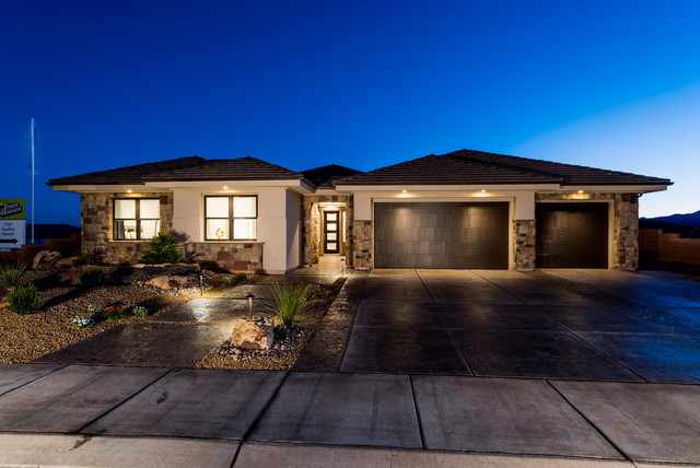 Cantera Cliffs contemporaneo-facciata