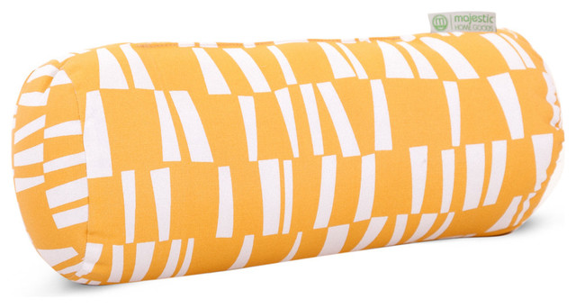 Outdoor Citrus Sticks Round Bolster Pillow