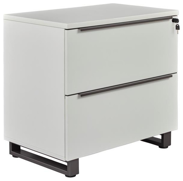 Pemberly Row Engineered Wood Lateral File Cabinet In White Filing Cabinets By Homesquare