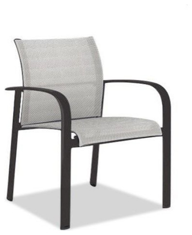 Sirocco Sling Outdoor Arm Chair, Mica