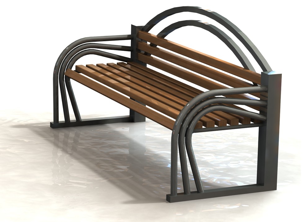 Скамьи и урны