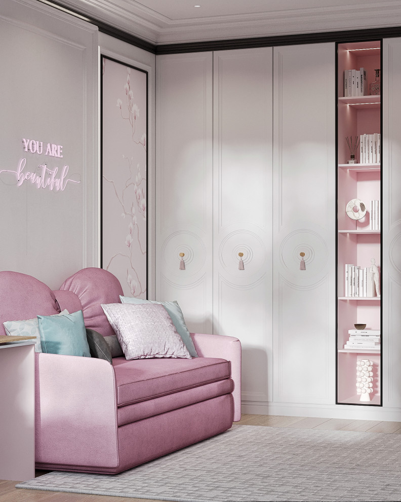 Стильный интерьер с элементами ар-деко в ЖК Петровский квартал на воде - 99 м2