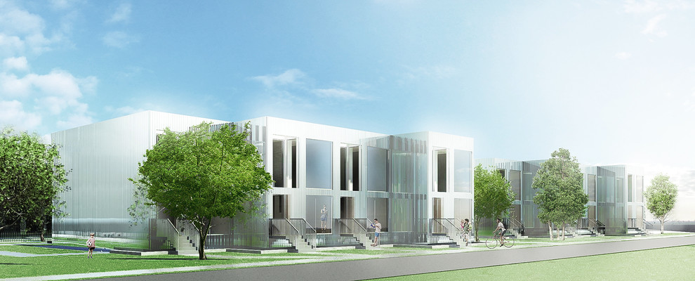 Компактный блокированный квартал