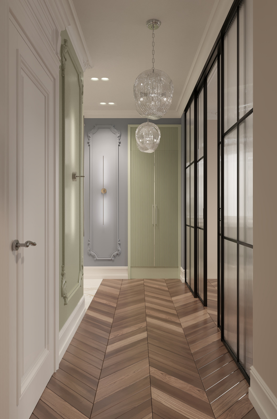 Современный  элегантный интерьер