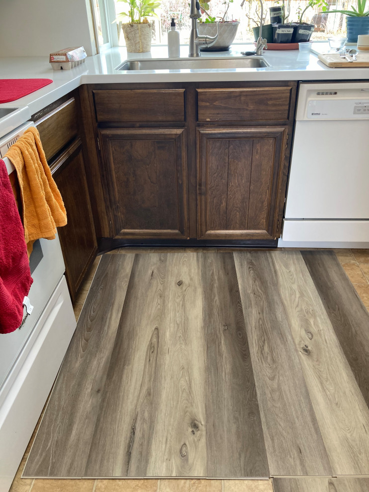 Lvp floor color for kitchen and house