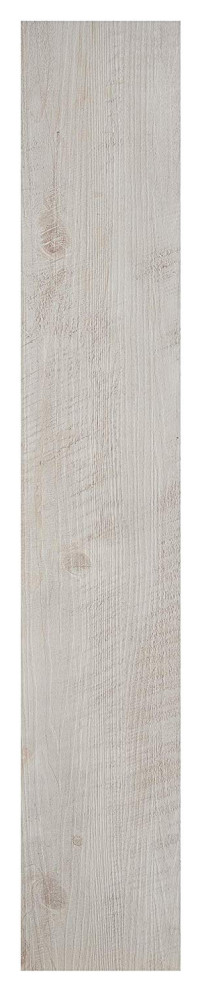 Self-Adhesive Vinyl Planks Hardwood Farmhouse White Peel Stick Tiles - 10 Piece