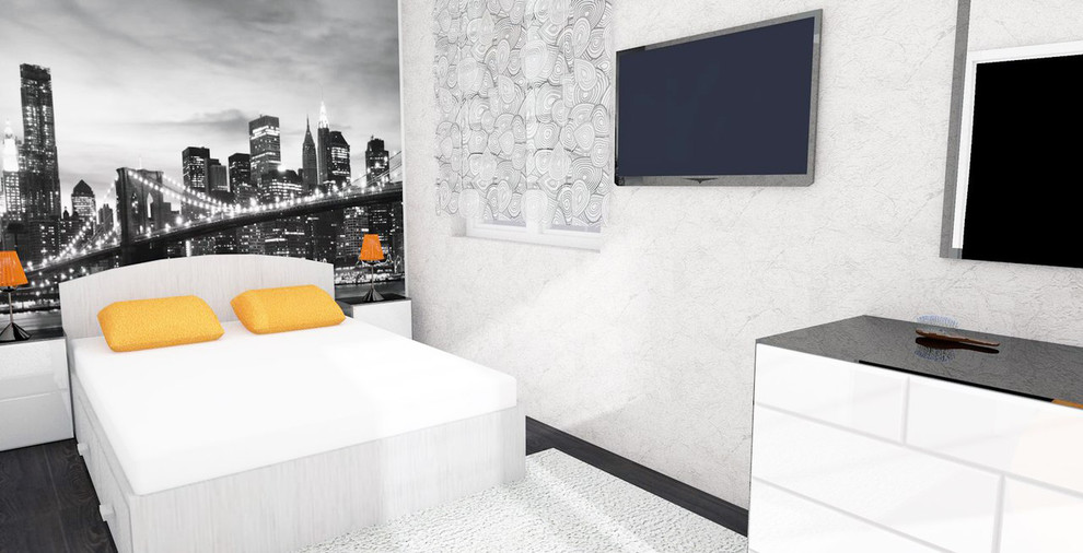 Дизайн-проект квартиры 40кв.м., перепланировка.