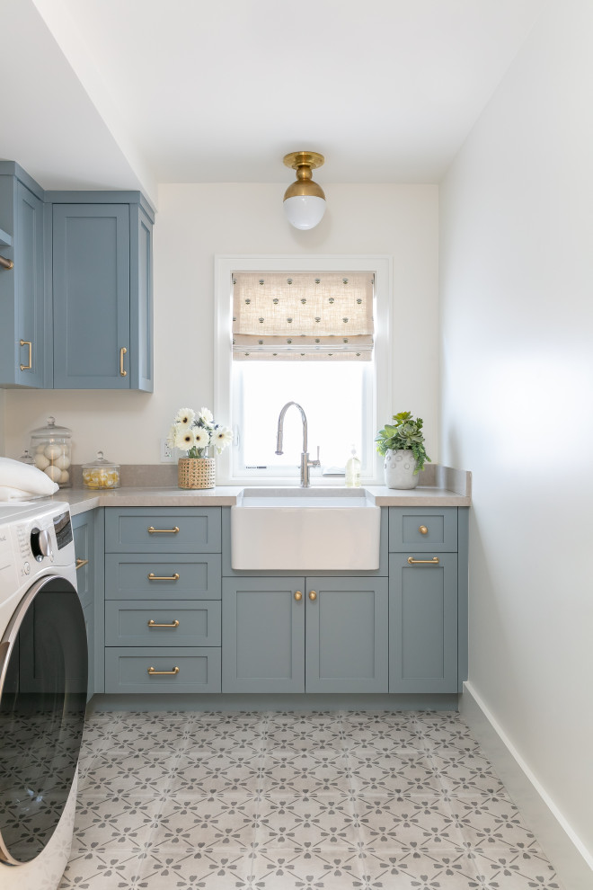 Port Streets I - Beach Style - Laundry Room - Orange County - by Alicia ...