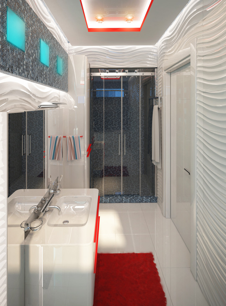 Беверли Хиллз - Лос Анджелес. Дизайн интерьера в современном стиле.