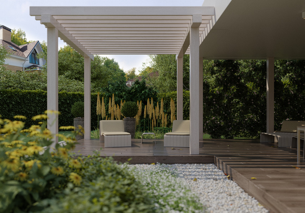 Проект сада и банного комплекса в п. Лесково