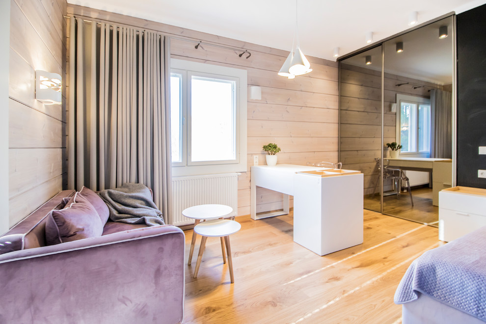 Inside a Wooden House