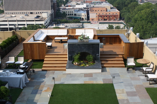 Penthouse Rooftop Garden contemporary-terrace
