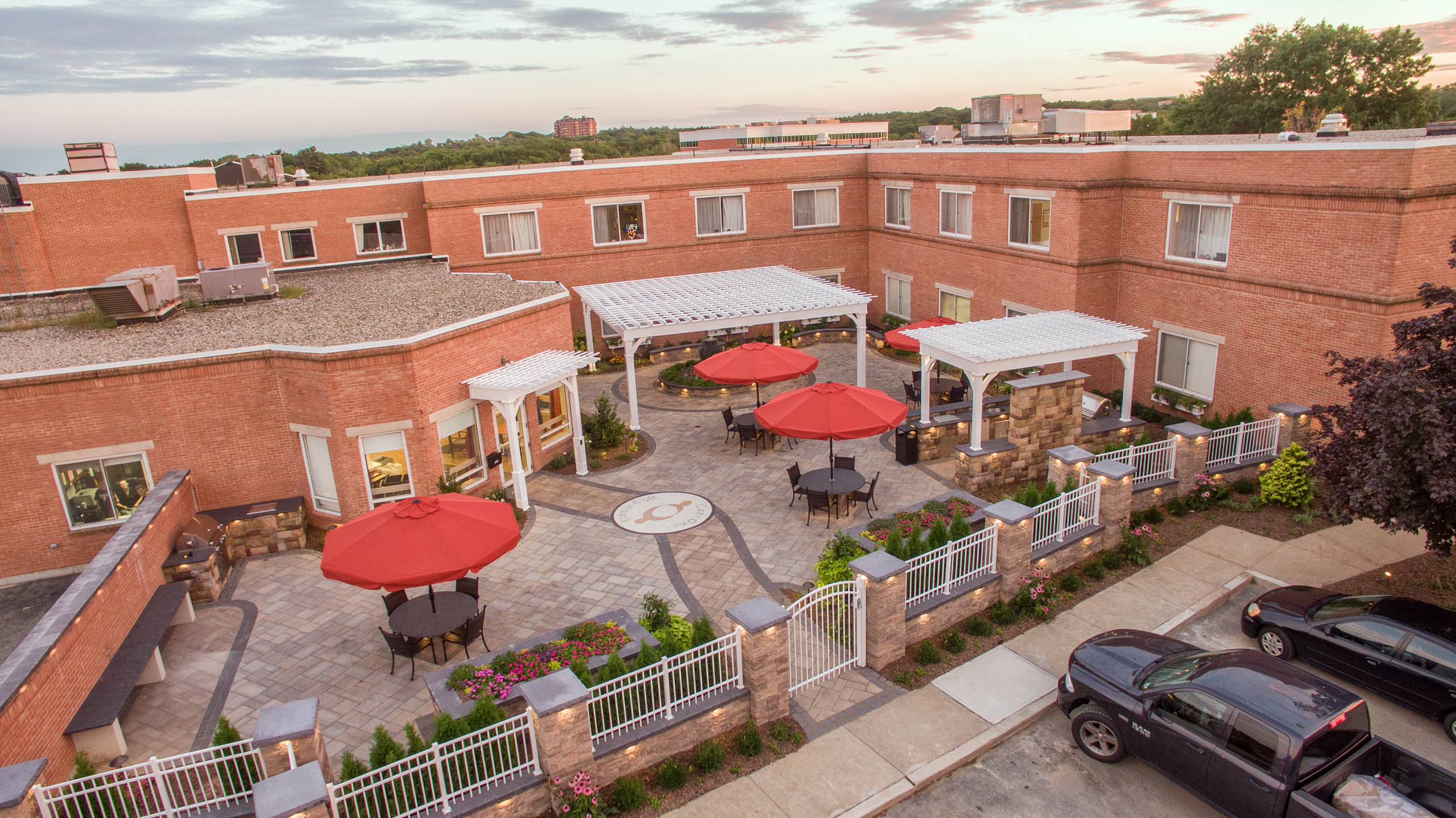 Weymouth Massachusetts Courtyard