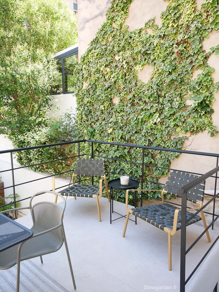 Свежая идея для дизайна: балкон и лоджия в средиземноморском стиле - отличное фото интерьера