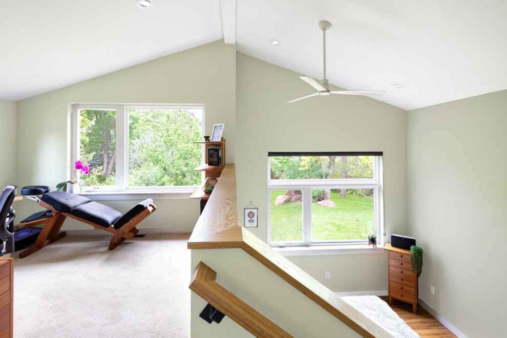 Example of a trendy home design design in Denver