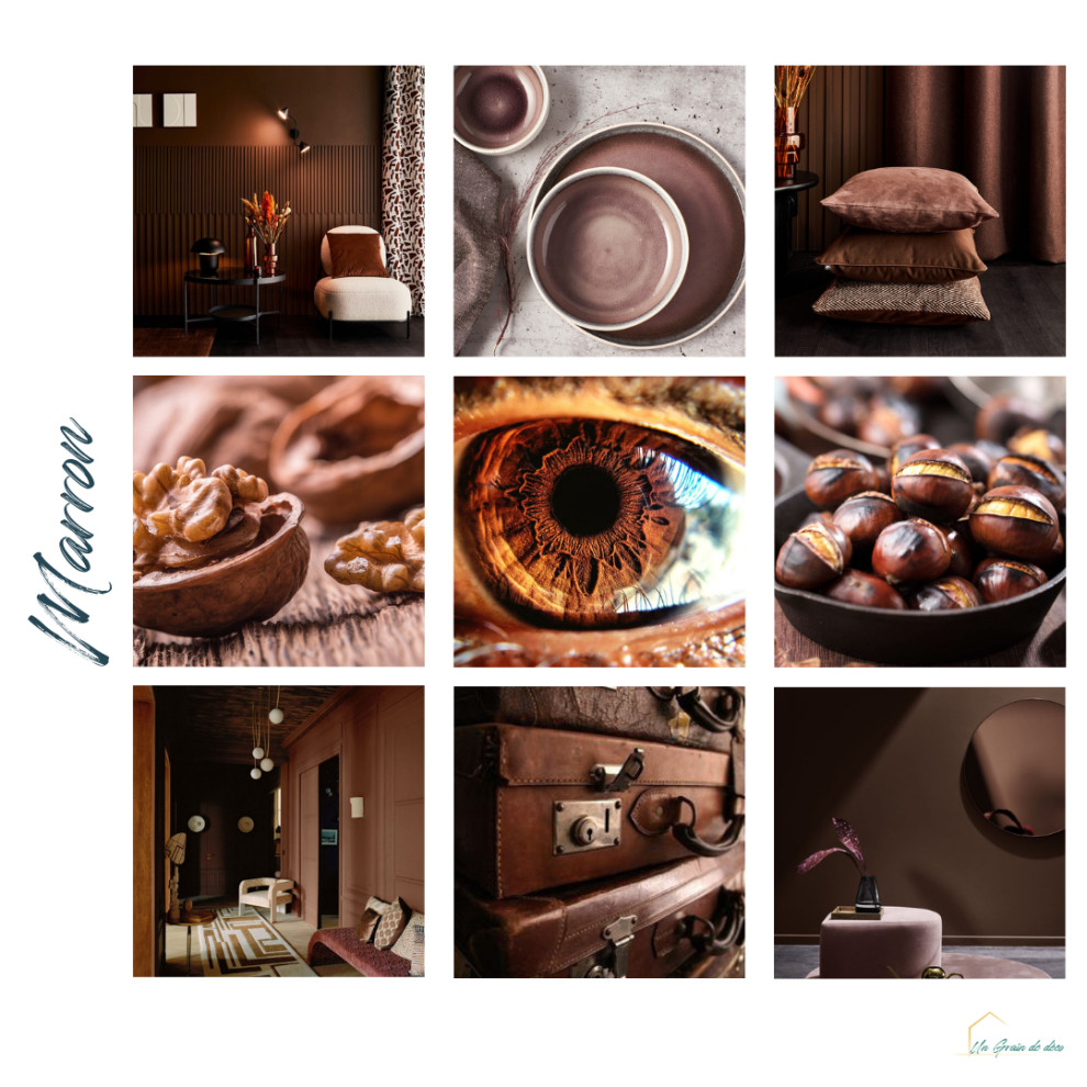 Moodboard marron