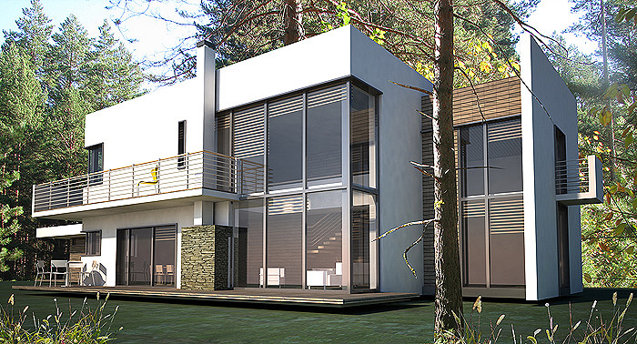 ИНДИВИДУАЛЬНЫЙ ЖИЛОЙ ДОМ В ПРИГОРОДЕ ЕКАТЕРИНБУРГА