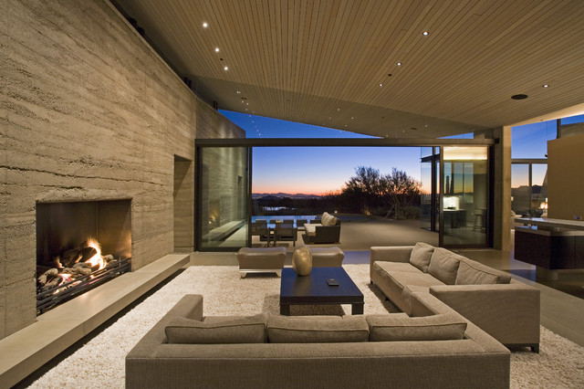 Desert Wing interior contemporaneo-salon