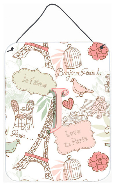 Letter J Love In Paris Pink Wall Door Hanging Prints Cj2002 Jds1216 Letter J Love In Paris Pink Wall Door Hanging Prints Cj2002 Jds1216 Contemporary Outdoor Art By The