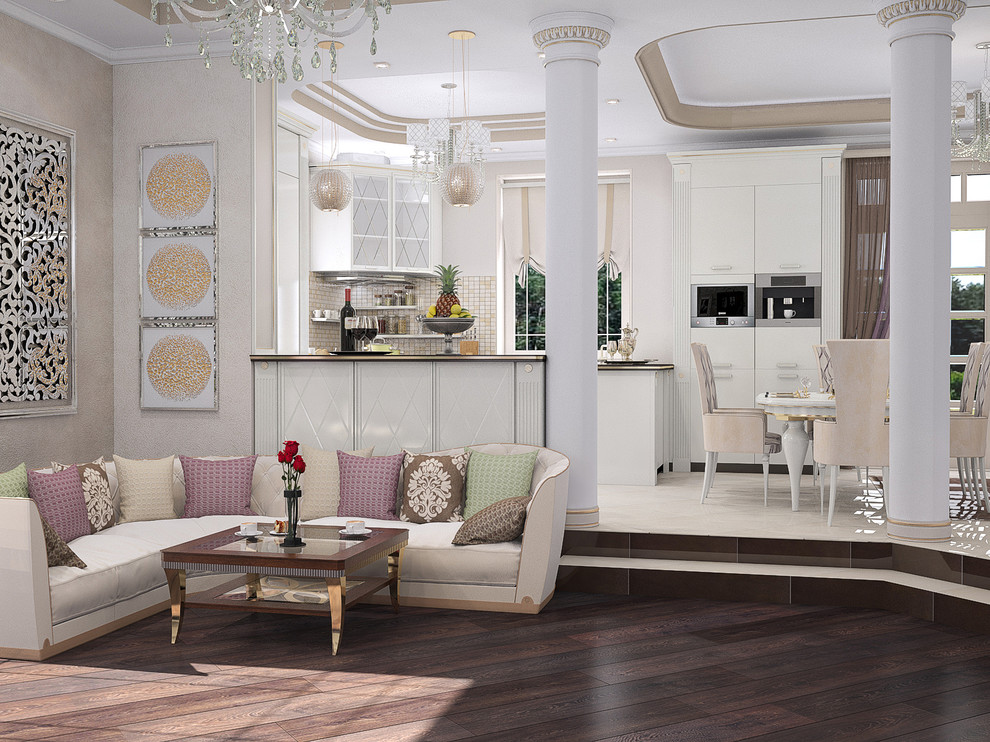 Дизайн-проект интерьера загородного дома в КП Vita Verde, 300 кв м