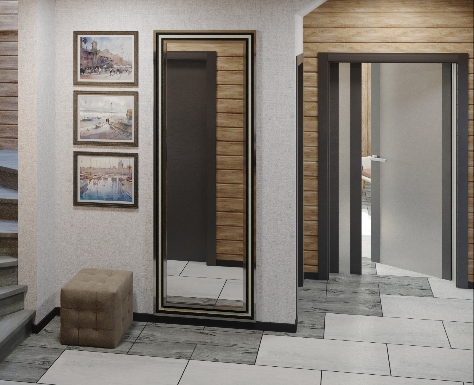 Проект загородного каркасного дома