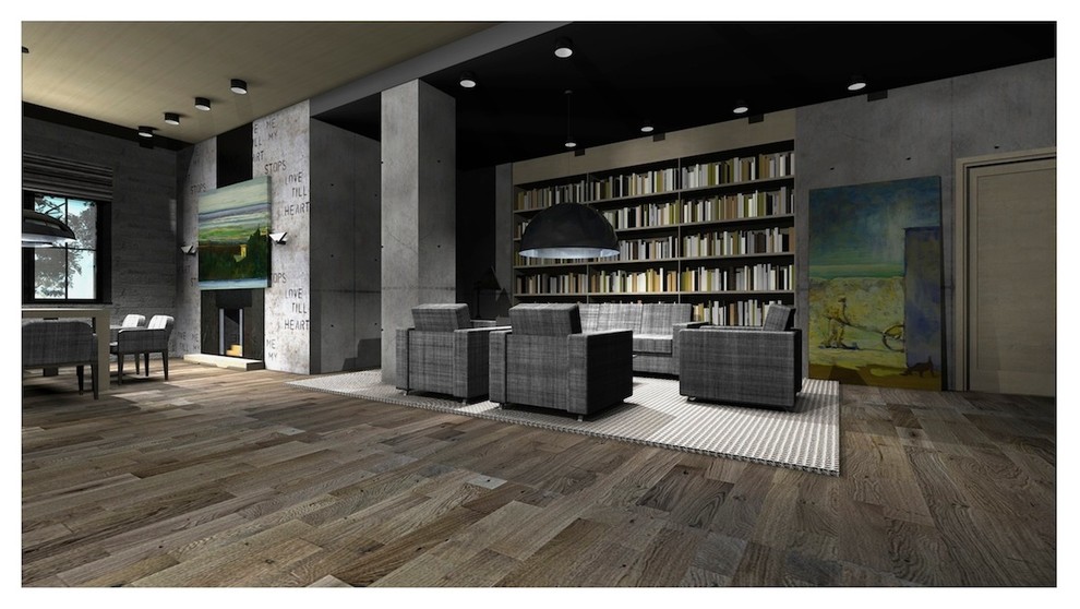 Шалгунова Альбина дизайн-проект загородного жилого дома “Парки Москвы”