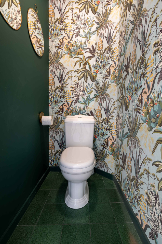 Foto på ett tropiskt toalett