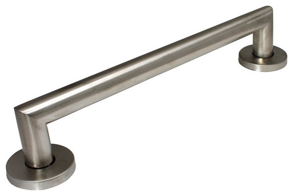Architectural Straight Grab Bar Brushed Nickel Transitional Architectural Straight Grab Bar Brushed Nickel 1 4 16