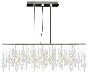 Modern Contemporary Linear Chandelier Lamp With Crystal Chandeliers By Harrisonlane510 Modern Contemporary Linear Chandelier